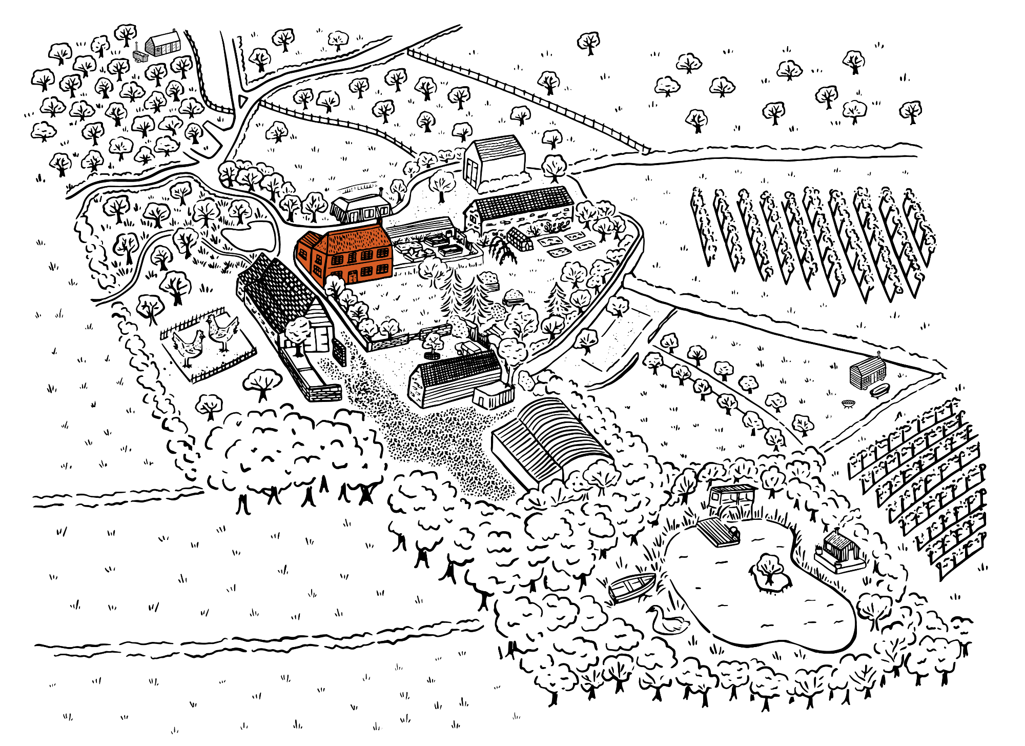 thornfalcon map estate